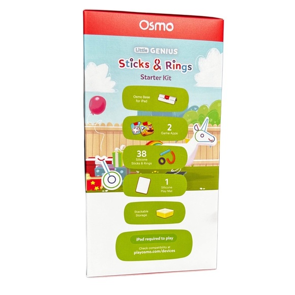 Little Genius Sticks & Rings Starter Kit - Red, Blue, Green - Picture 4 of 6
